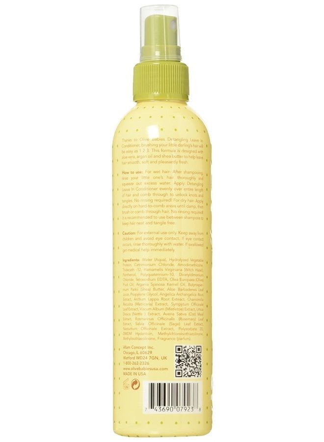 Olive Babies Hair Detangling Leave-in Conditioner Spray, 8 Ounce - Image 2