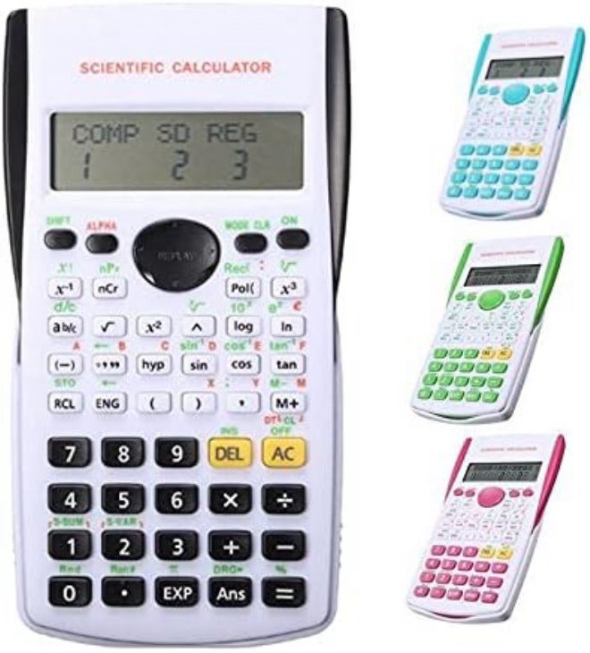 Portable Multifunctional Calculator Calculadora Cientifica for Mathematics Teaching Students Function Display - Image 2