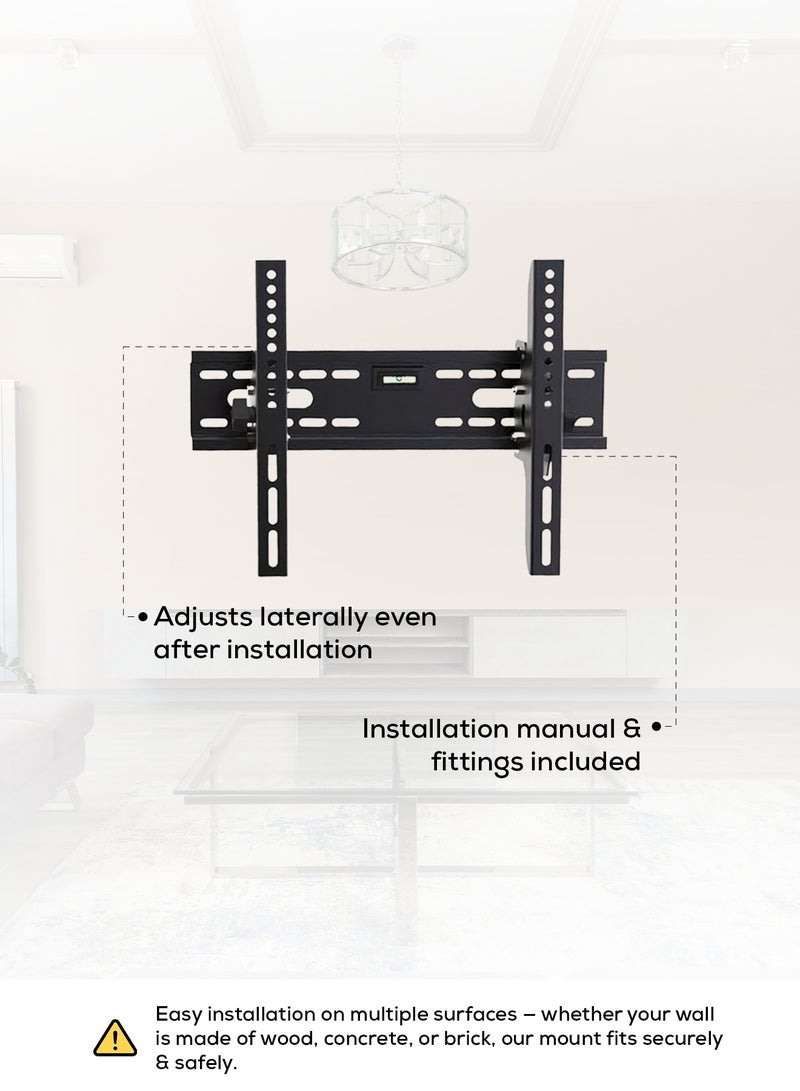 Stargold Tilting TV Wall Mount, Heavy Duty TV Bracket Adjustable for 17-55Inch LED LCD PLASMA & Flat Screen, Black - Image 2