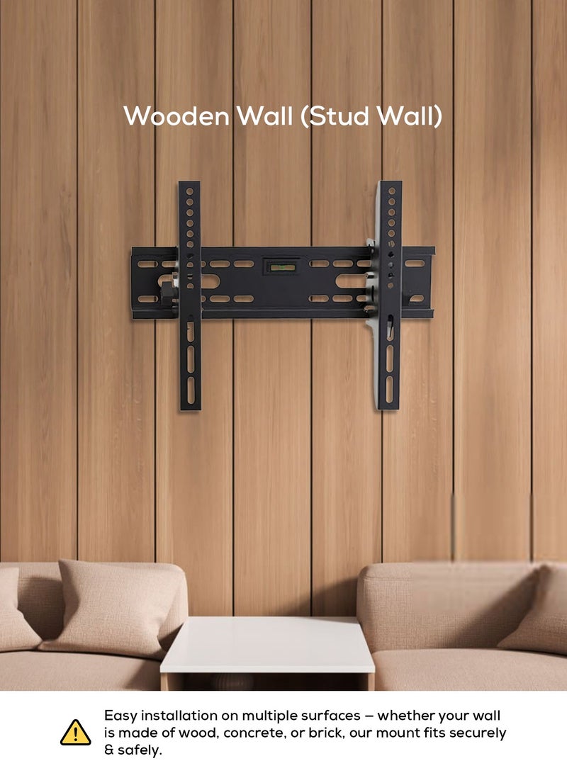 Stargold Tilting TV Wall Mount, Heavy Duty TV Bracket Adjustable for 17-55Inch LED LCD PLASMA & Flat Screen, Black - Image 5