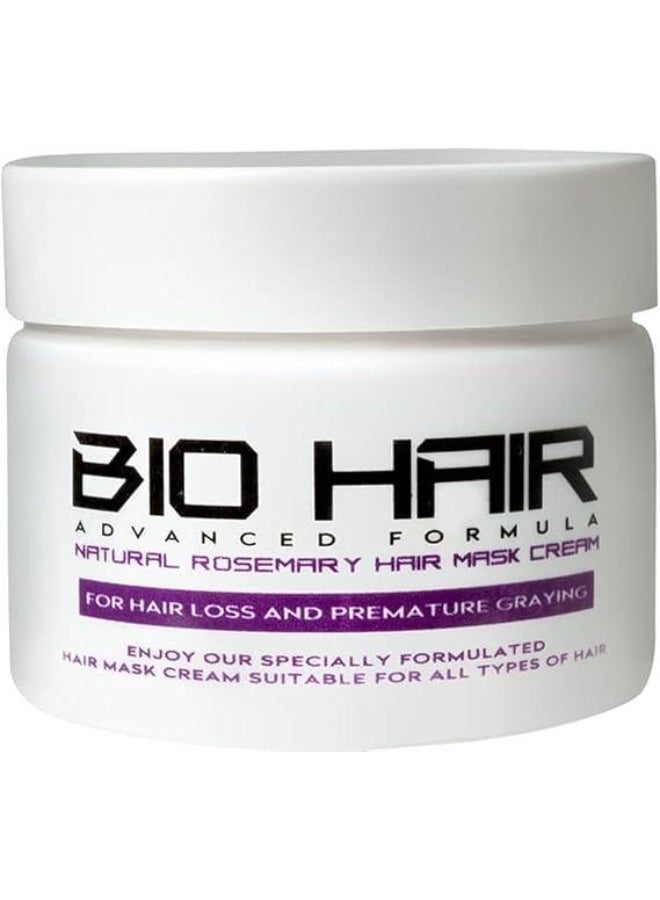 Bio Hair Mask Cream with Rosemary Extract for Hair Loss & Premature Graying