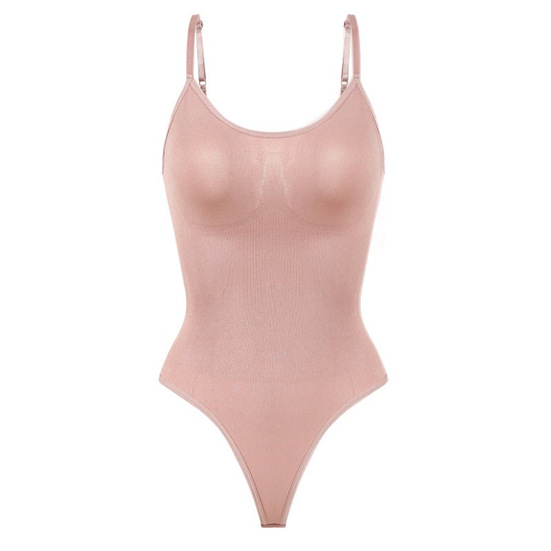 T-Shaped One-Piece Body Shaper For Women After Childbirth, Suspenders, Abdominal Control, Waist Corset, Bottoming Corset, Body Shaping - Image 1
