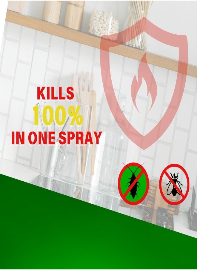 FAMIPRO  - Insect Killer Green 3x400ml - Effective Indoor and Outdoor Pest Control - Image 1