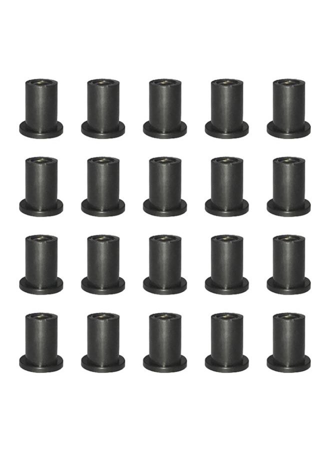 BURAQ - 20 in 1 M4 Universal Motorcycle Windshield Brass Nuts - Image 1