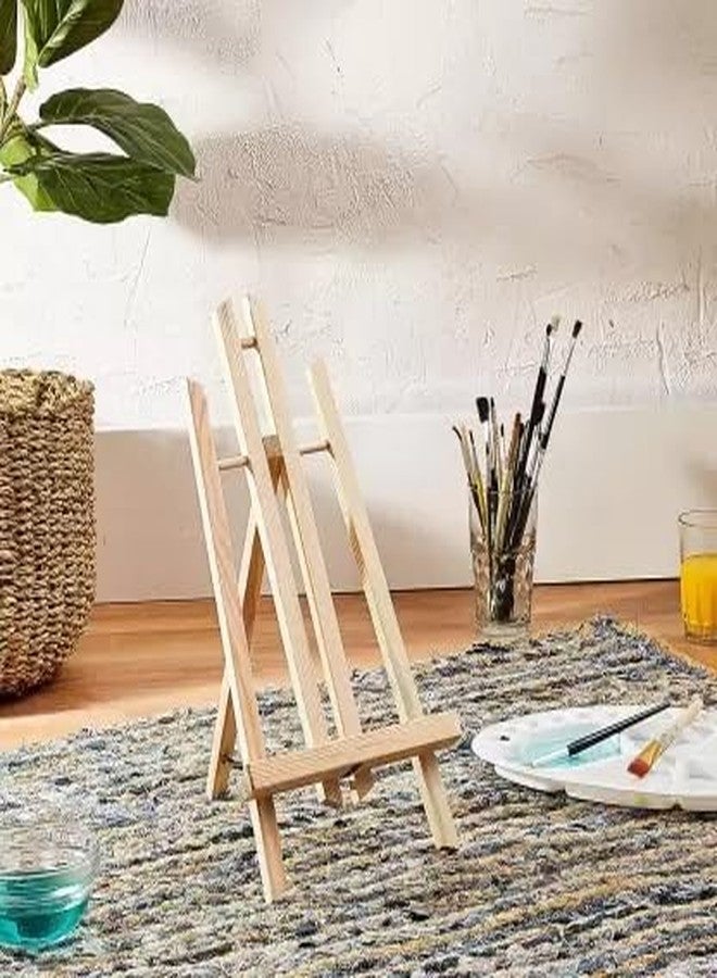 Prescent 15 Inch A-Frame Wooden Easel Stand for Painting, Business Display, Photos, and Much More - Image 3