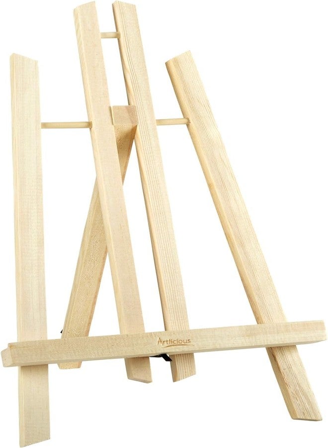 Prescent 15 Inch A-Frame Wooden Easel Stand for Painting, Business Display, Photos, and Much More - Image 2