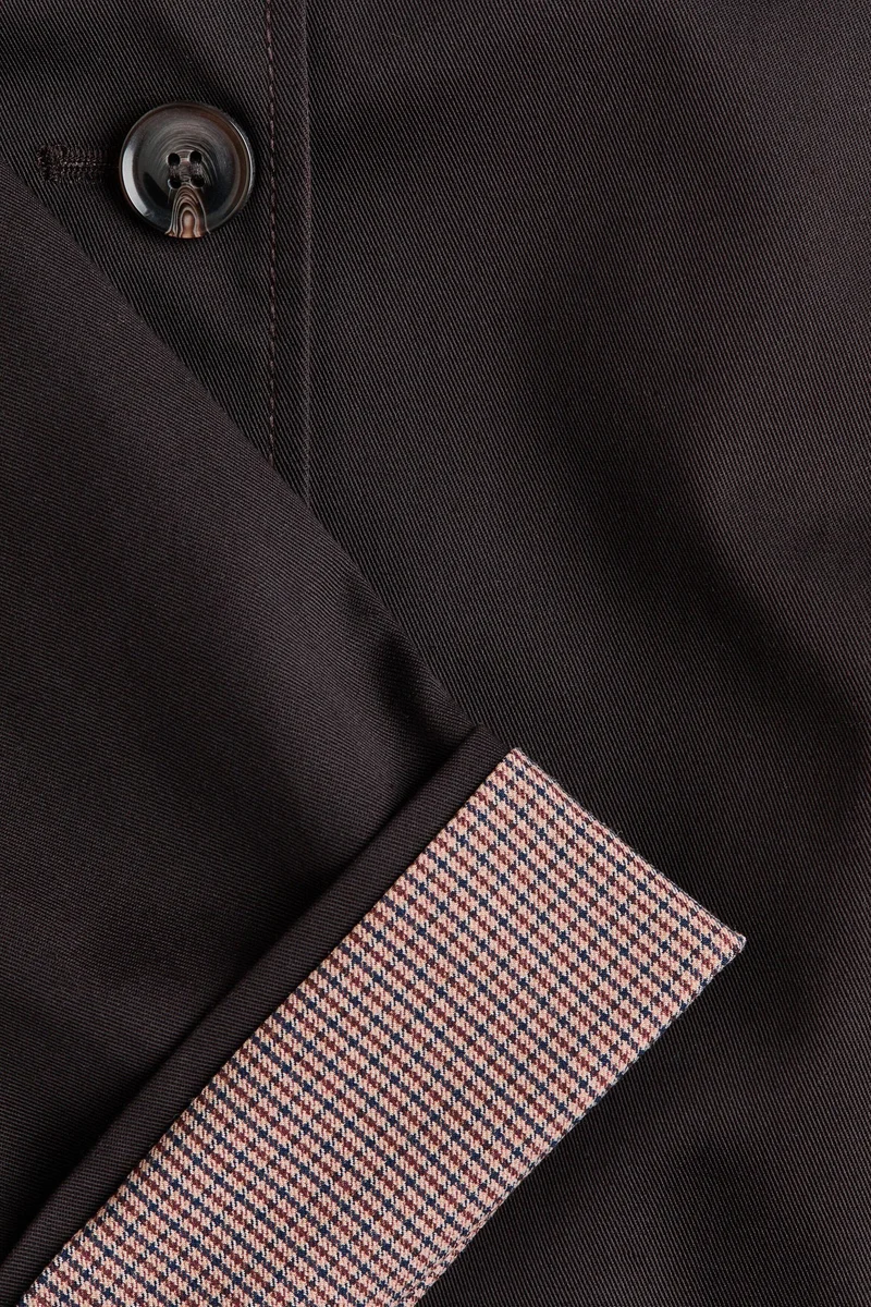 H&M Funnel-collar twill jacket
