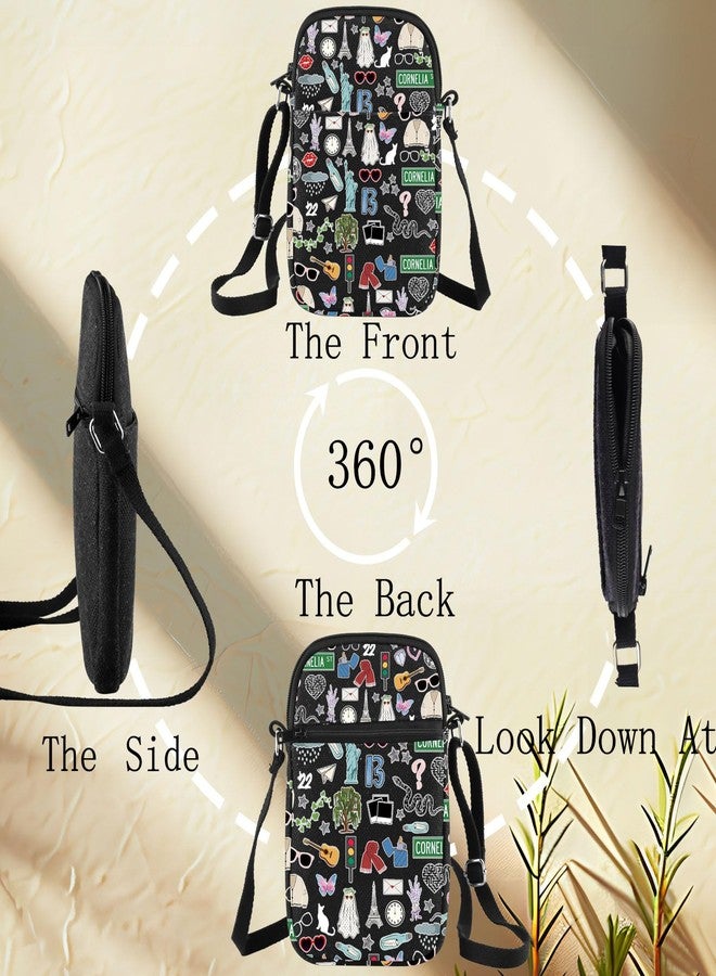 LEVLO Singer Album Crossbody Bag Singer Tour fans Gift Song Concert Shoulder Bag Singer Song Merchandise (13 22 C Black) - Image 5