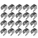 zuylikxy 20 pcs Screen Repair Clips Screen Door Installer Clips Window Screen Clips Silver Retainer Clips for Garage Patio Balcony and Screen Installation - Image 2