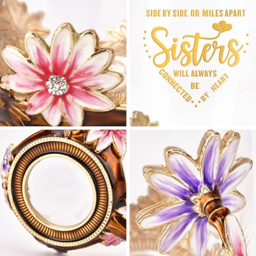 OEAGO Sisters Gifts from Sister for Women Elegant Tea Cup Unique Christmas Birthday Gifts for Sister, Little,Big,in Law - Image 4