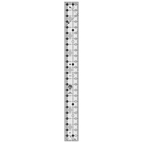 Creative Grids Quilt Ruler 2-1/2in x 24-1/2in Rectangle – CGR224 – Made in USA, Non-Slip Grip Acrylic Quilting, Sewing, Crafting, Patchwork Ruler for Measuring & Cutting Fabric - Image 5