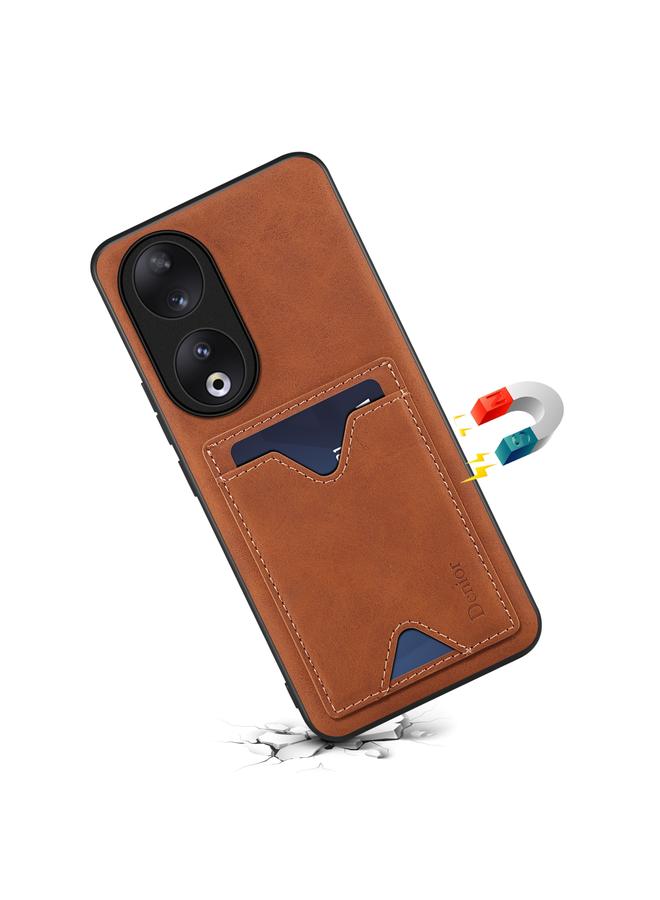 دينيور جراب لهاتف Honor 90، غطاء خلفي من البولي يوريثان، حامل بطاقة، جراب هاتف - Image 3