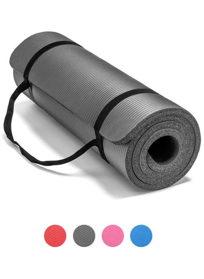 بريمو بلس بساط تمارين مقاوم للتمزق مع شريط للحمل 60x10سم - Image 1