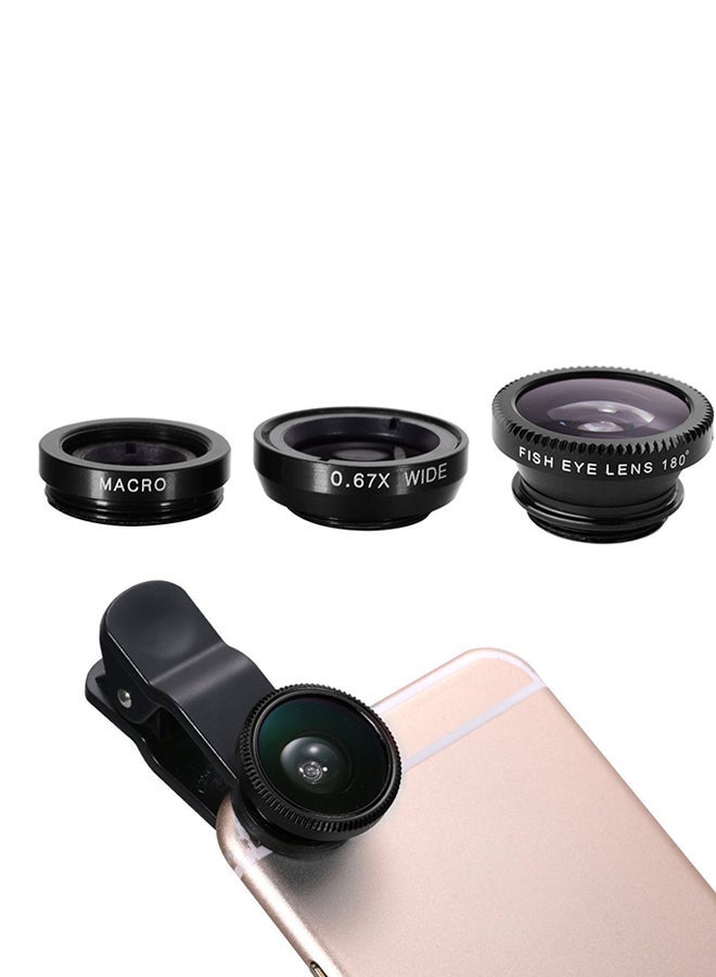 APEXEL 10-In-1 Phone Camera Lens Kit Black - Image 3