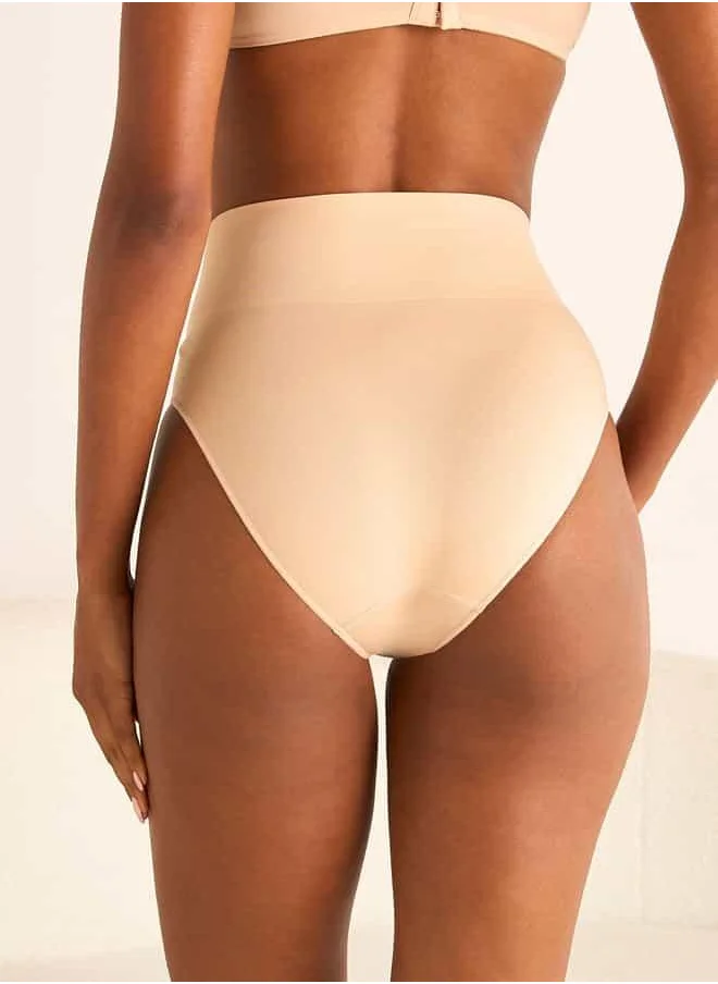 فاف Set of 3 - Assorted Shaping Briefs with Elasticated Waistband