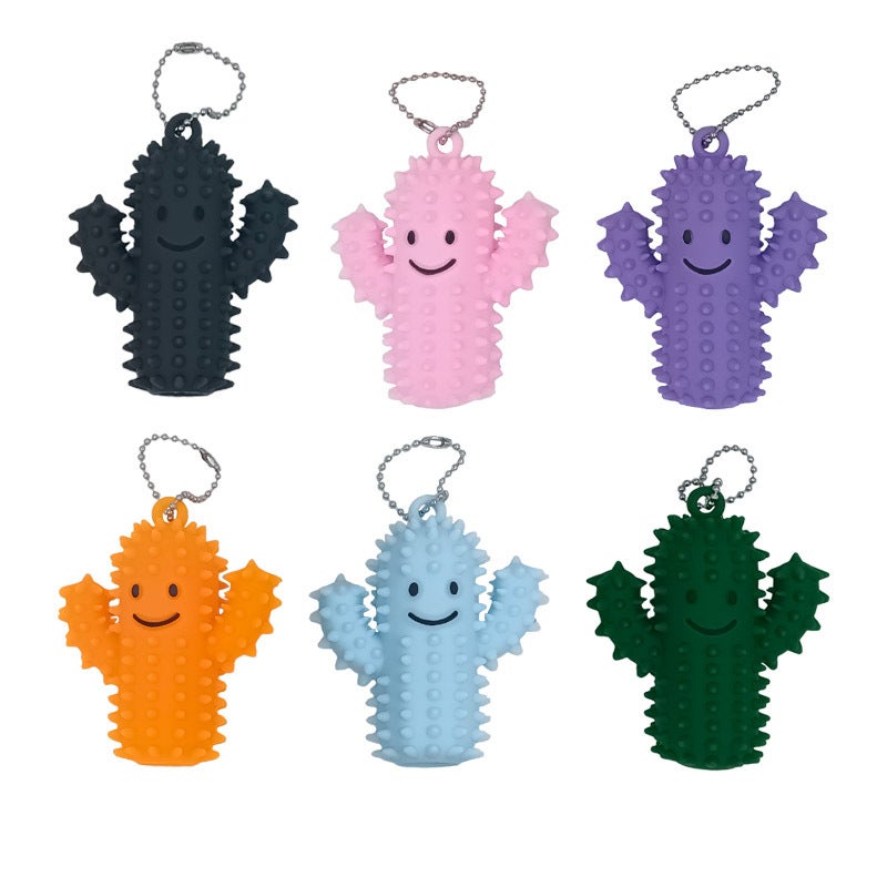 New Silicone Cactus Squishy Sensory Toy Stress Relief Gift - Image 3