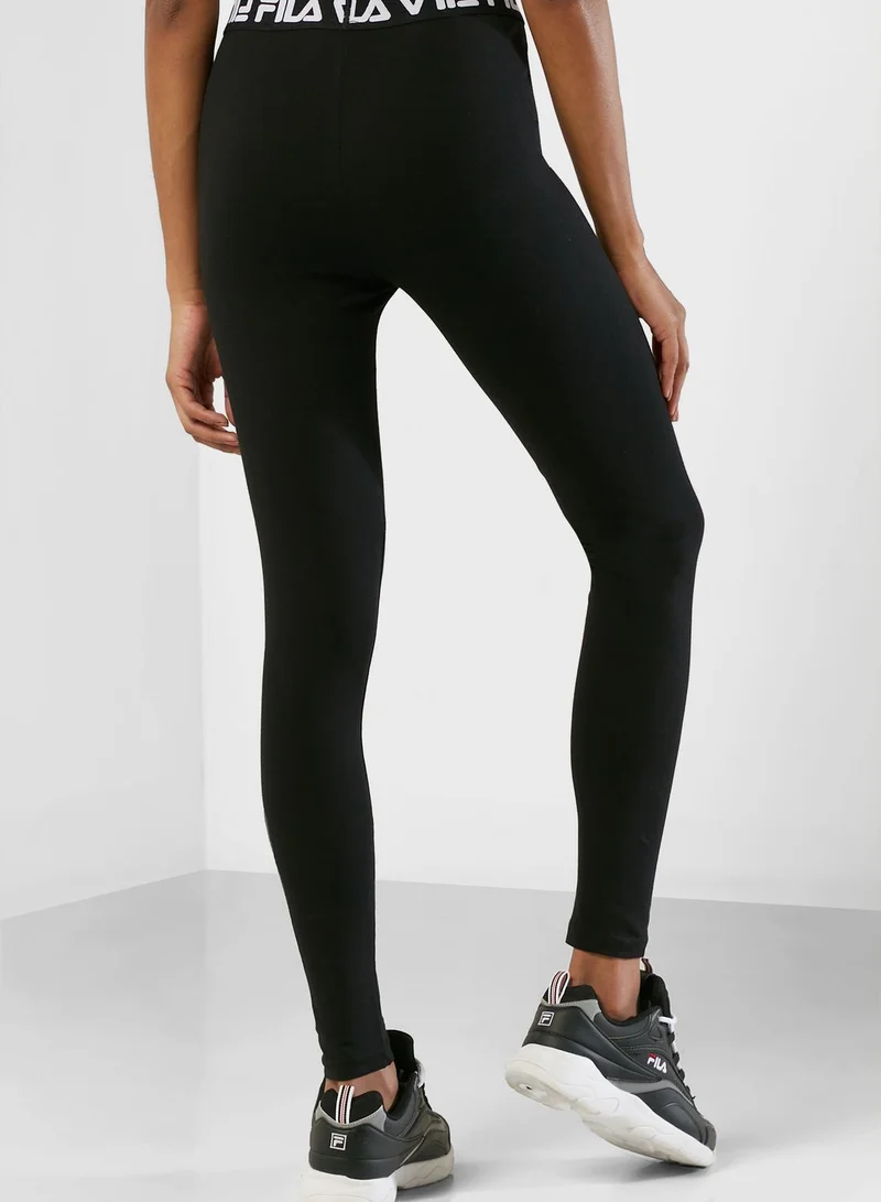 FILA Logo Tape Waist Leggings