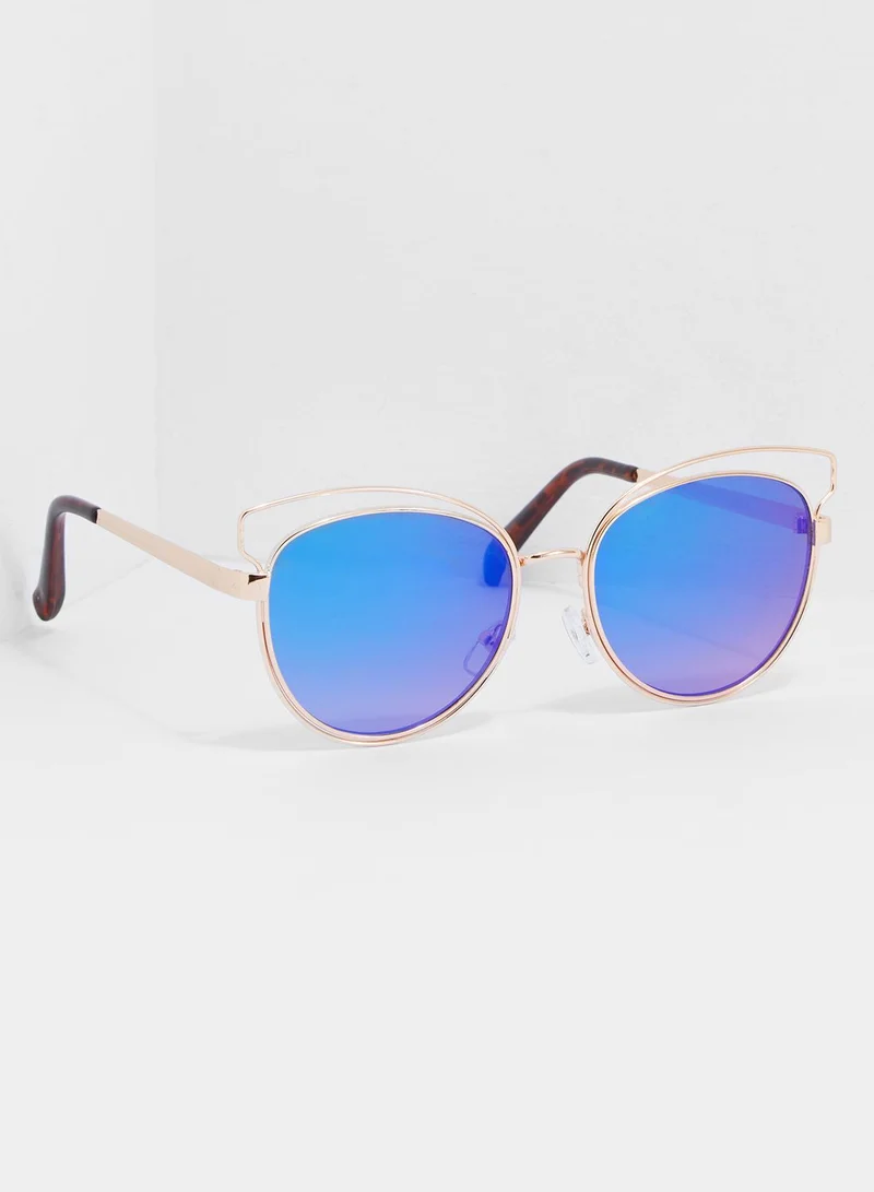 NEW LOOK Mirrored Sunglasses