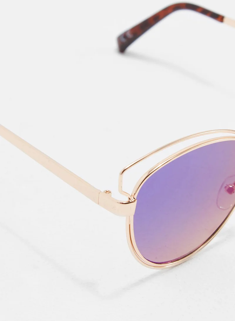NEW LOOK Mirrored Sunglasses