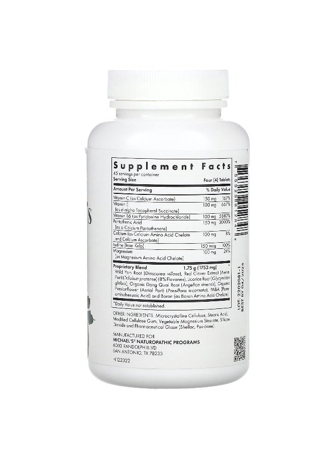 Michael's Naturopathic Michael's Naturopathic, For Women's Changes, 180 Vegetarian Tablets - Image 2