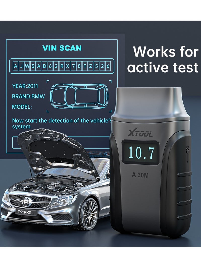 XTOOL Wireless OBD2 Scanner XTOOL Anyscan A30M V2.0, 2025 Bidirectional Scan Tool with Free Updates, 26 Resets, All System Diagnostic Tool for Android & iPhone - Image 4