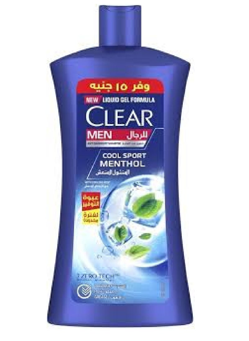 CLEAR - Clear Men Cool Sport 2 in 1 Anti-Dandruff Shampoo - 900 ml - Image 1