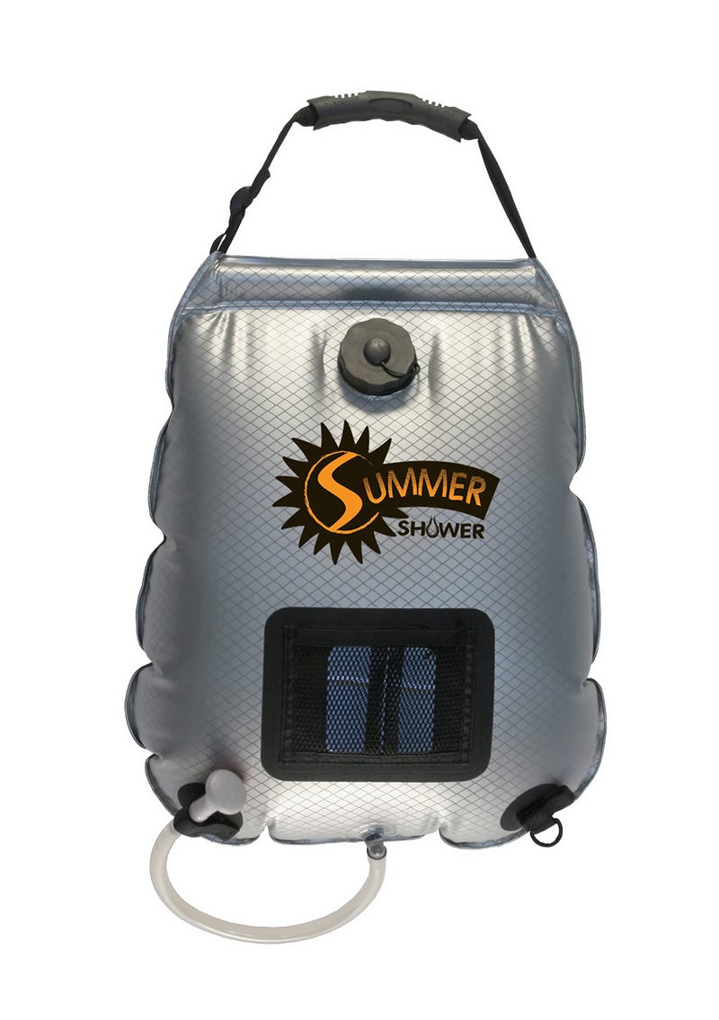 Advanced Elements 5 Gallon Summer Shower / Solar Shower,Silver/Black - Image 1