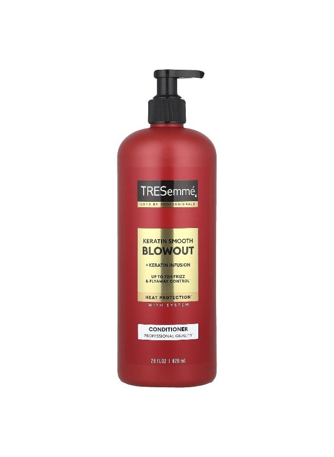 TRESemmé TRESemmé, Keratin Smooth Blowout, Conditioner, 28 fl oz (828 ml)  - Image 1