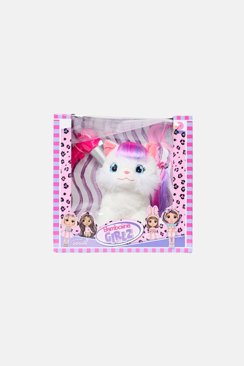 Bambolina Dimian Girlz Talking Cute Cat Plush Toy - Image 1
