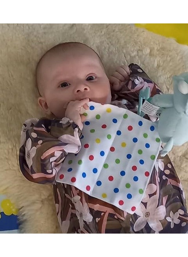 Baby Paper-2 Pack of Crinkly, Sensory Toys, White/Black Dot & Multi Color Polka Dot - Image 1