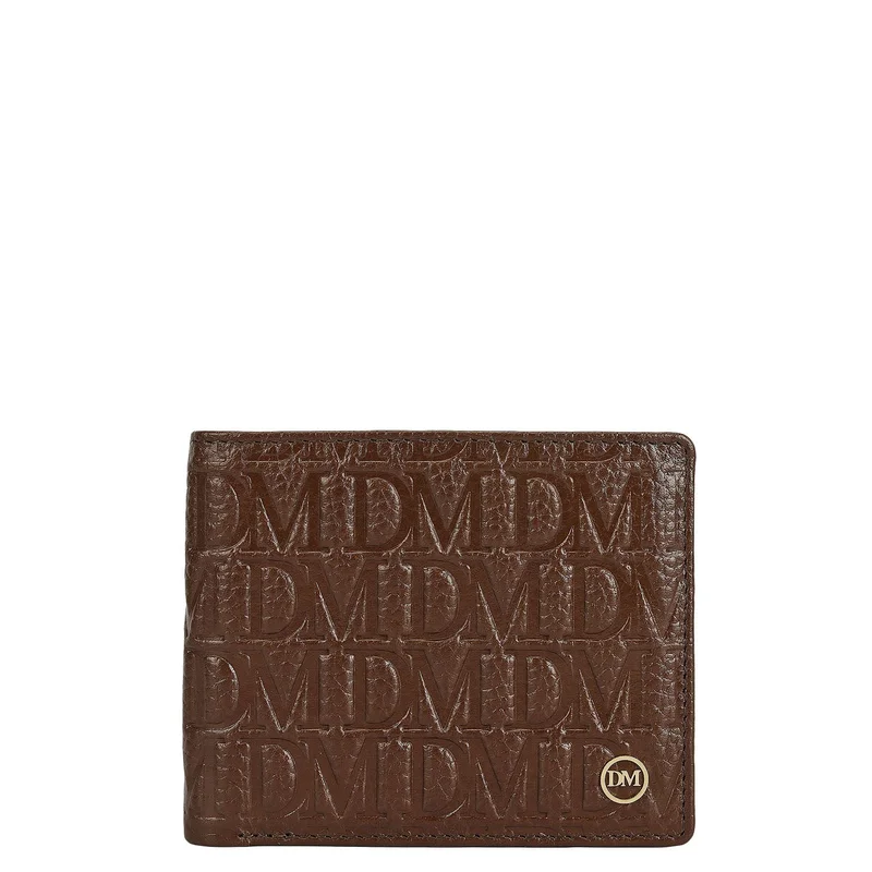 Mocha Bifold Leather Mens Wallet