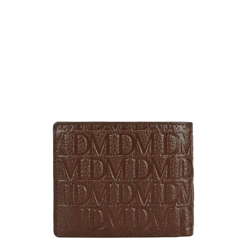 Da Milano Mocha Mocha Bifold Leather Mens Wallet for Men | Best Price UAE