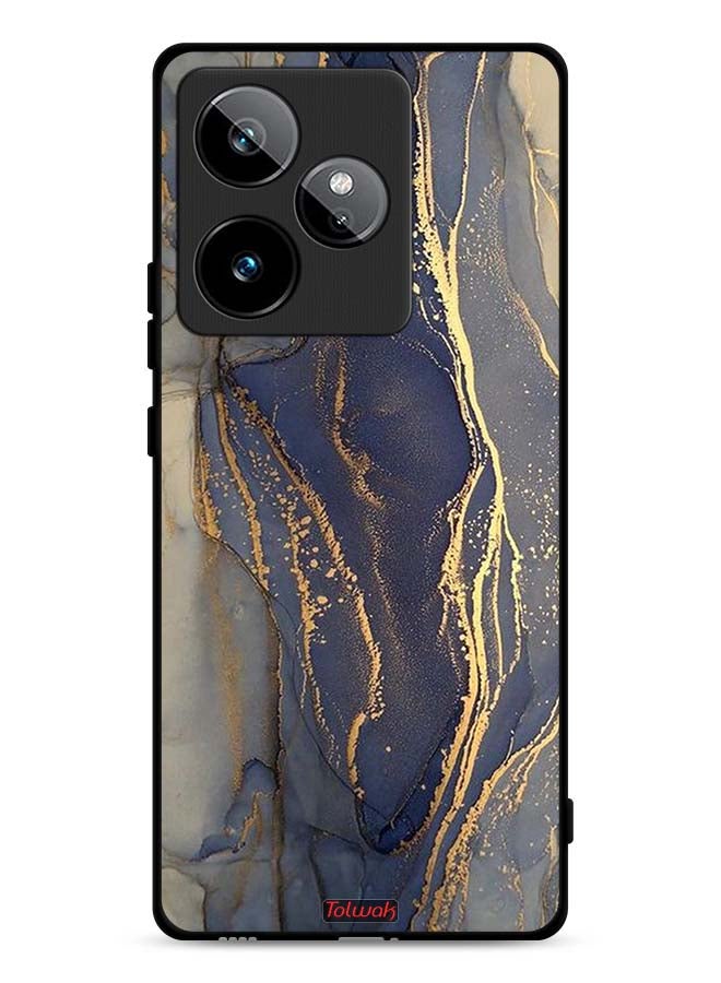 Realme GT 7 5G Protective Case Cover Gliter Marble Pattern
