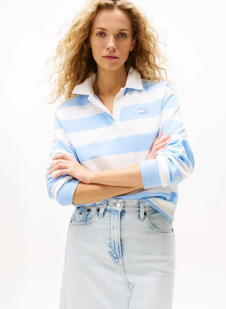 TOMMY JEANS Casual Stripe Polo