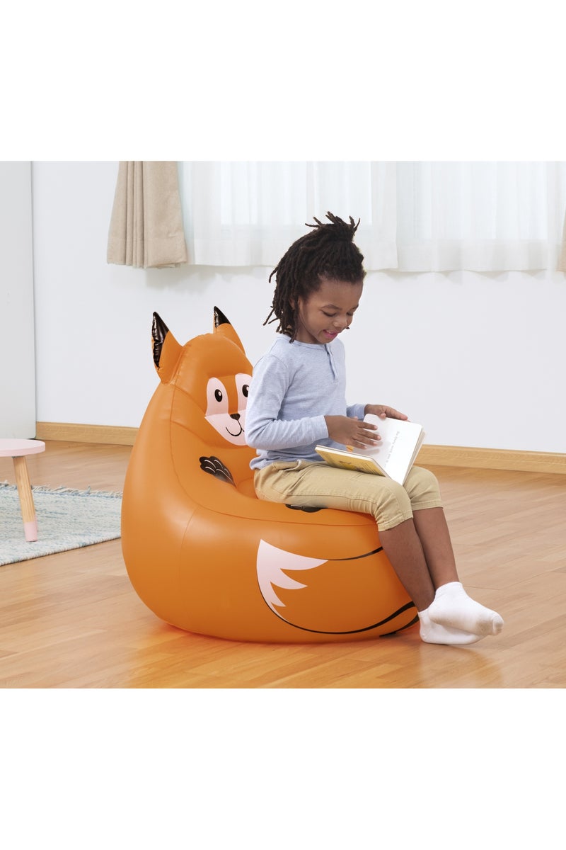 Bestway Bestway Cozy Critters Air Chair 72x72x72cm, Assorted 1 Piece (Style & Color May Vary) | Kids chair | Kiddie Lounge | Inflatable Chair for Indoor & Outdoor  - Image 4