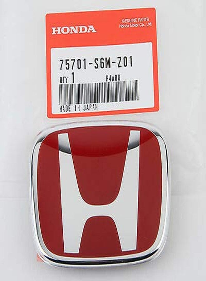 Honda شعار هوندا الأصلي الأحمر H 06-11 سيفيك 02-06 RSX خلفي - Image 3