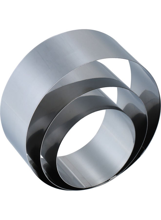 نيبمينينت طقم قطاعات كوكيز وبسكويت مكون من 3 قطع فضي 4.00 x 16.00 0.116سم - Image 4