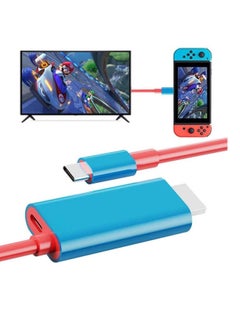 SYOSI قاعدة توصيل محمولة - كابل تحويل USB Type C إلى HDMI لوضع توصيل التلفزيون على Nintendo Switch وSteam Deck وSamsung Dex Station وS21/S20/Note20/TabS7 4K للسفر  - Image 1