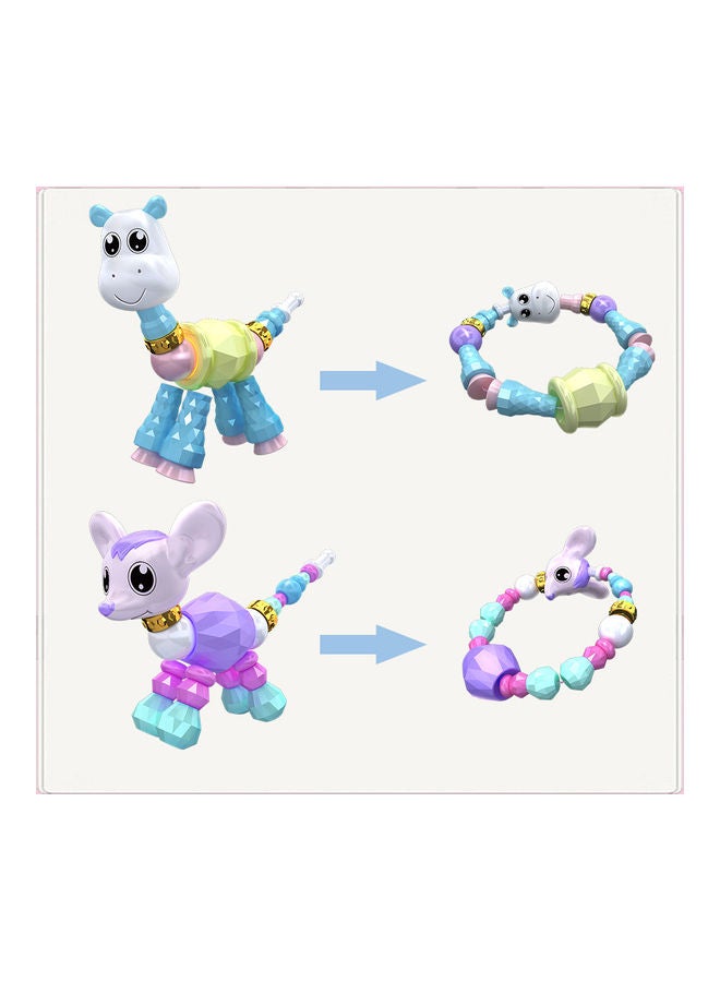 NIBEMINENT 4-Piece Twisted Animal Bracelet Set 26x4x19cm - Image 2