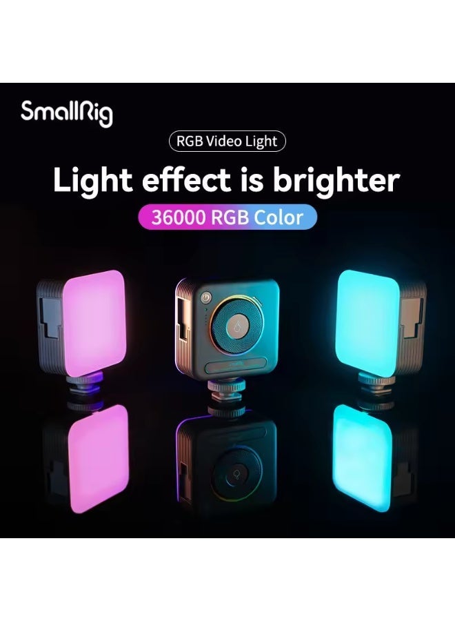 SmallRig P96 LED Video Light Mini LED Camera Lights 2200mAh 6500k Zoom Photo Video Lighting for Youtube Tiktok Vlog Fill Light - Image 2