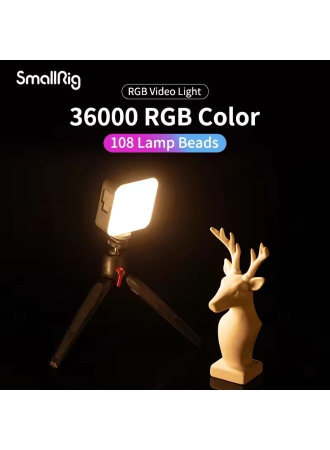 SmallRig P96 LED Video Light Mini LED Camera Lights 2200mAh 6500k Zoom Photo Video Lighting for Youtube Tiktok Vlog Fill Light - Image 4