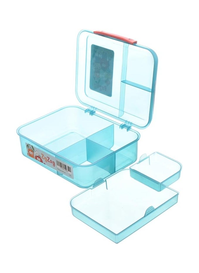Zinnia Zinnia ZG/0008 Plastic ZigZag Lunch Box, 1.65 Liter Capacity  - Image 3