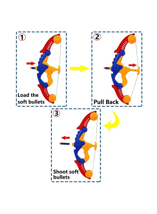 WenToyce Soft Arrow Bow Set for Kids Beginner, Easy Foam Archery Kit for Starters, with 4 Soft Darts Arrows, Safe Outdoor Indoor Shooting Games Activity for Toddler Boys Girls (Archery Green) - Image 3