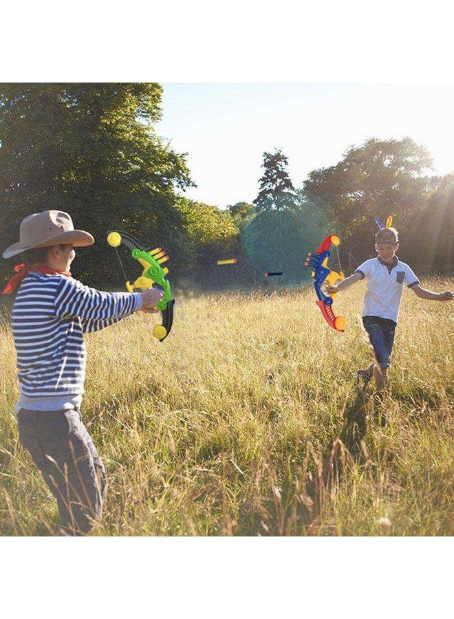 WenToyce Soft Arrow Bow Set for Kids Beginner, Easy Foam Archery Kit for Starters, with 4 Soft Darts Arrows, Safe Outdoor Indoor Shooting Games Activity for Toddler Boys Girls (Archery Green) - Image 5