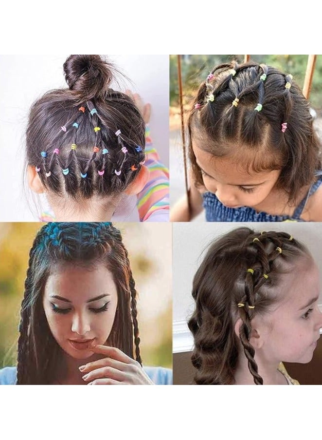 Elastic Hair Bands for Women,200 Pieces Elastic Hair Ties for Women, Hair Band, Hair Elastic, Small Hair Bands, Rubber Bands For Hair, Multicolor - Image 5