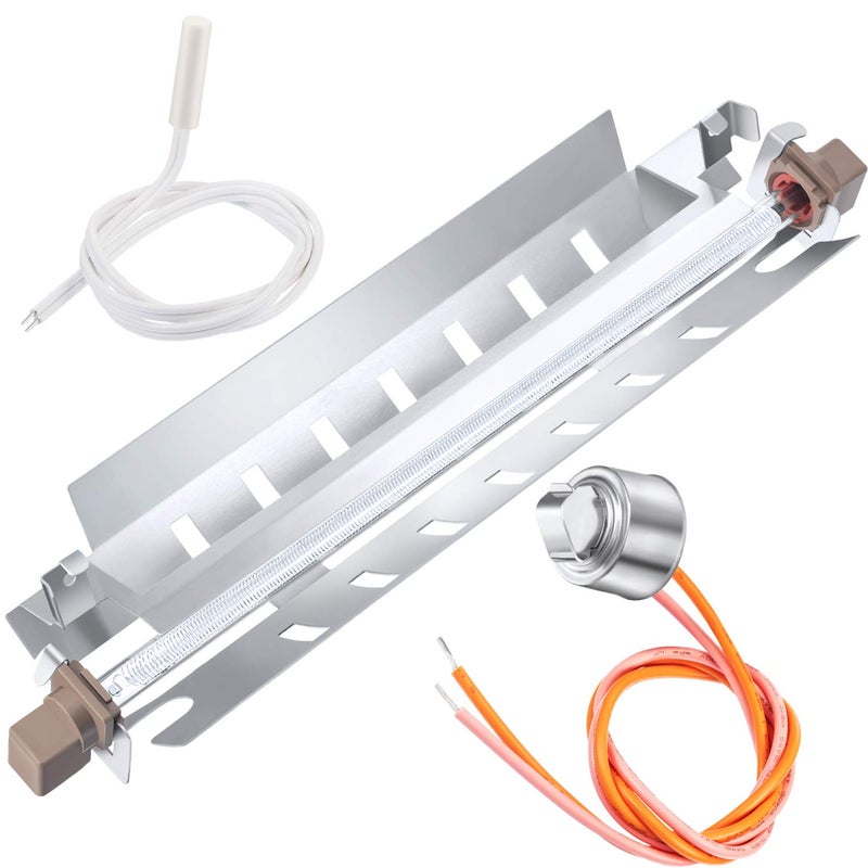 Jovitec Wr51x10055 Refrigerator Defrost Heater Kit Wr50x10068 Defrost Thermostat Wr55x10025 Temperature Sensor Kit Compatible with GE - Image 1