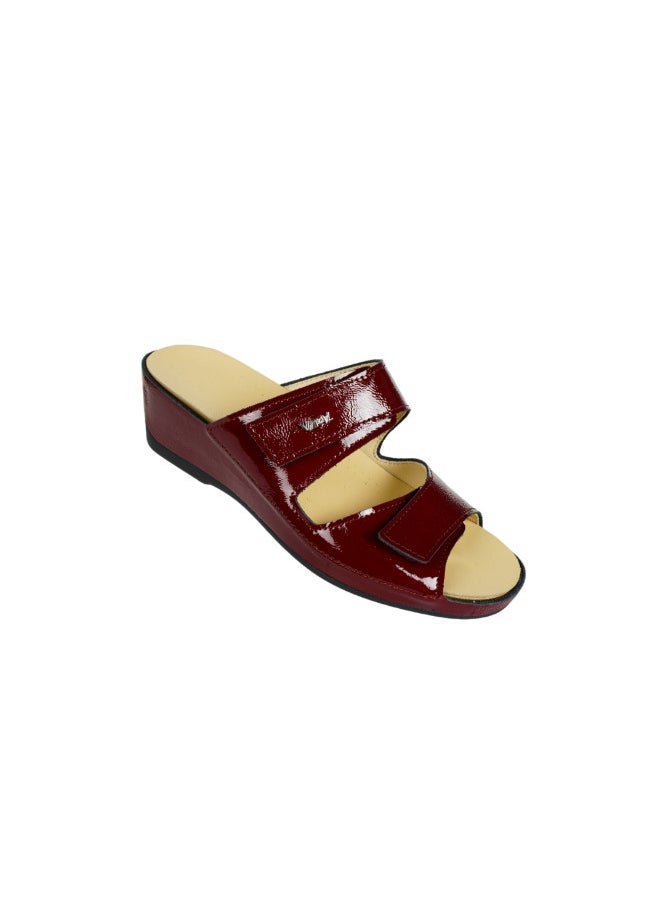 VITAL 148-1080 Vital Ladies Medic - Naplack Sandals 4116AS Bordo - Image 1
