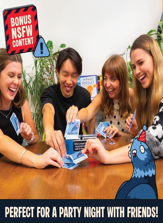 Lucky Egg Pigeon for President – The World’s Most Ridiculous Debates Fun Party Games | 250 Characters, 100 Hilarious Scenarios | Card Games for Adults, 2+ Players, Ages 17+, 30+ Minutes - Image 3