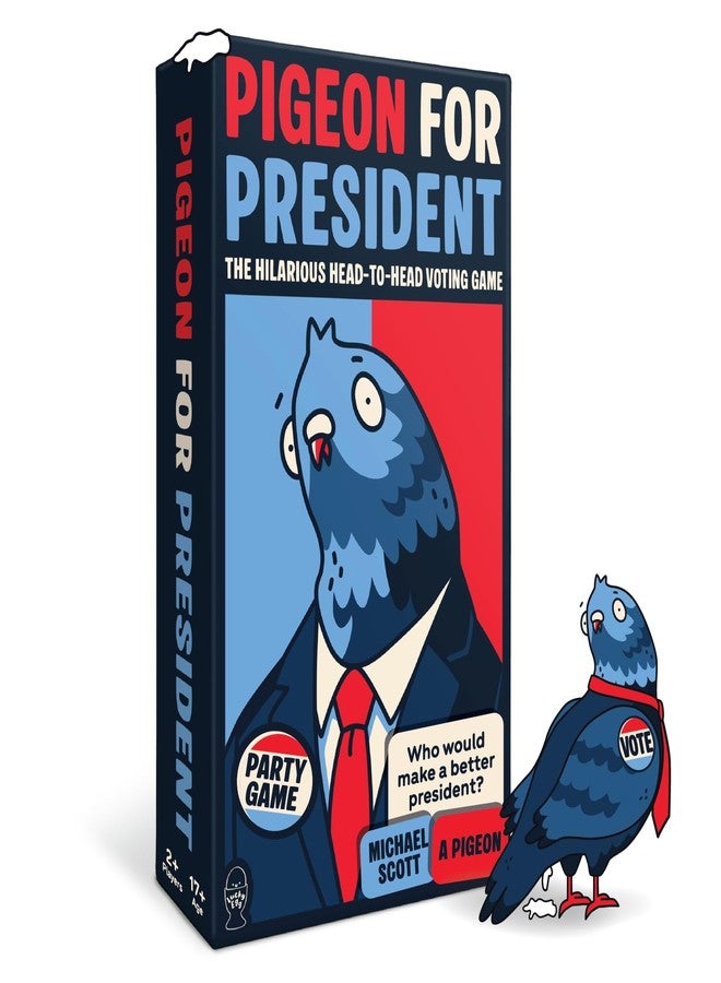Lucky Egg Pigeon for President – The World’s Most Ridiculous Debates Fun Party Games | 250 Characters, 100 Hilarious Scenarios | Card Games for Adults, 2+ Players, Ages 17+, 30+ Minutes - Image 1