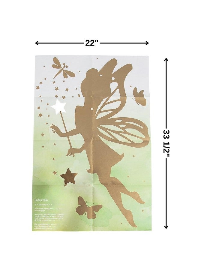 Fun Express لعبة تثبيت العصا على الجنية - لعبة حفلات كلاسيكية للأطفال تشمل لوحة اللعبة والعصي وغطاء العينين والتعليمات - مثالية لحفلات أعياد الميلاد والفعاليات ذات موضوع الجنية - متعددة الألوان 4 قطع - Image 3